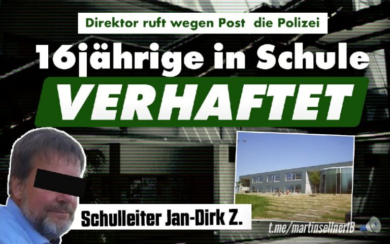 Polizei holt 16-jährige Schülerin aus Klassenzimmer wegen Posting