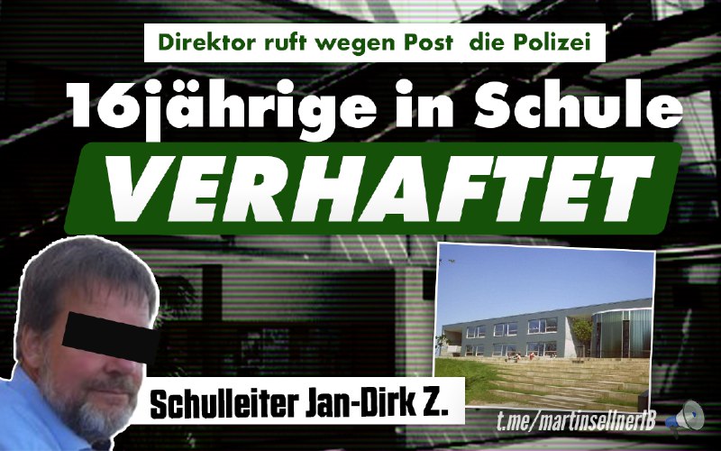 Wegen einem Posting: Polizei holt 16-jährige Schülerin aus Klassenzimmer Der Fae...