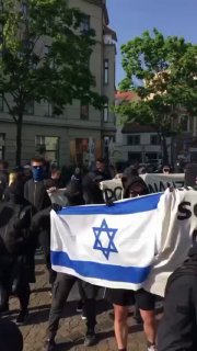 Das ist die Antifa die pro Israel auf die Straße geht. Stand 5.05.24 (offizielle...