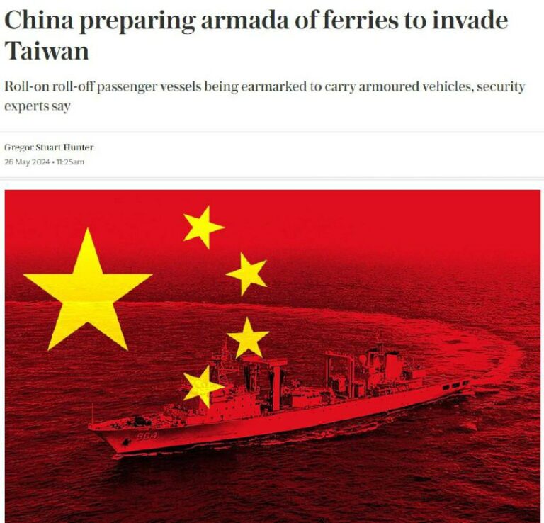 China bereitet Flotteninvasion Taiwans vor – Telegraph