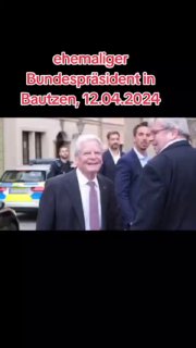 Ex-Bundespräsident Gauck spricht in Bautzen