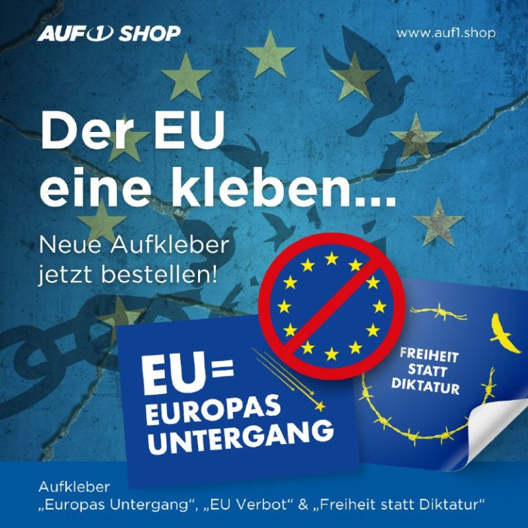 Europawahl am 9. Juni: Zeichen setzen mit neuen Aufklebern