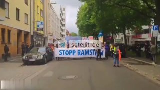 Hunderte protestieren für Frieden in Kaiserslautern: #StoppAirBaseRamstein #Frieden #Kaiserslautern