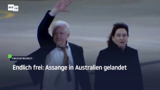 Julian Assange wieder frei: Ankunft in Australien