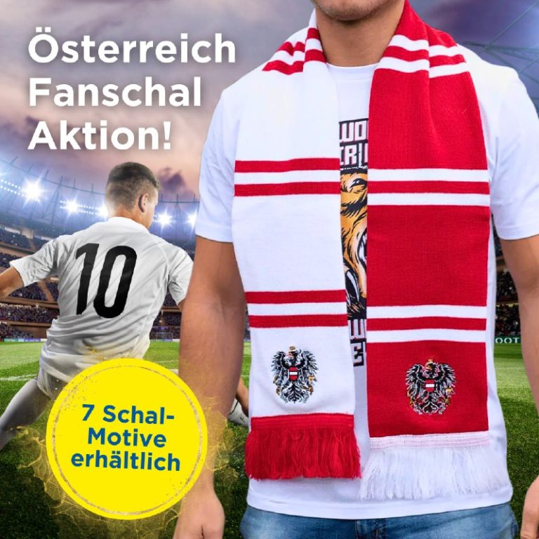 Österreich vs Frankreich: Fanschals und Flaggen im AUF1 Shop ⚽️🇦🇹🇫🇷