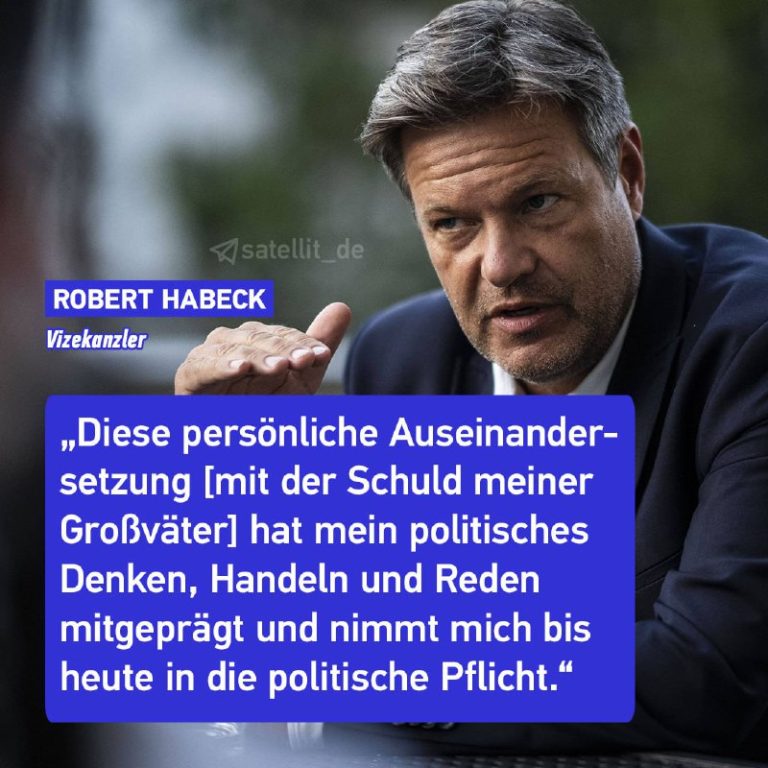 Robert Habeck spricht über Nazi-Vergangenheit seiner Großväter