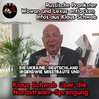 Russische Prankster entlocken Infos aus Klaus Schwab