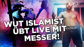 Wahnsinn: Islamist übt live mit Messer – Aufklärung rettet Leben