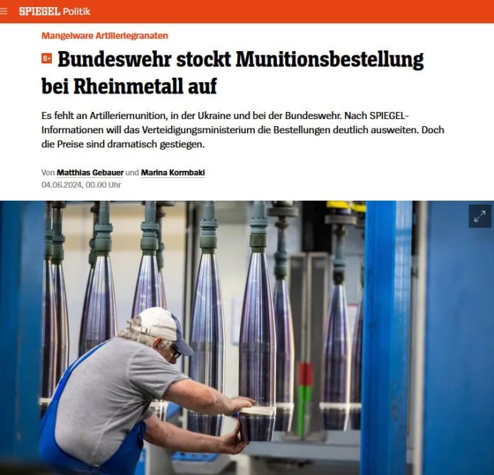 800-Millionen-Bestellung bei RheinmetallDas Bundesverteidigungsministerium will ...