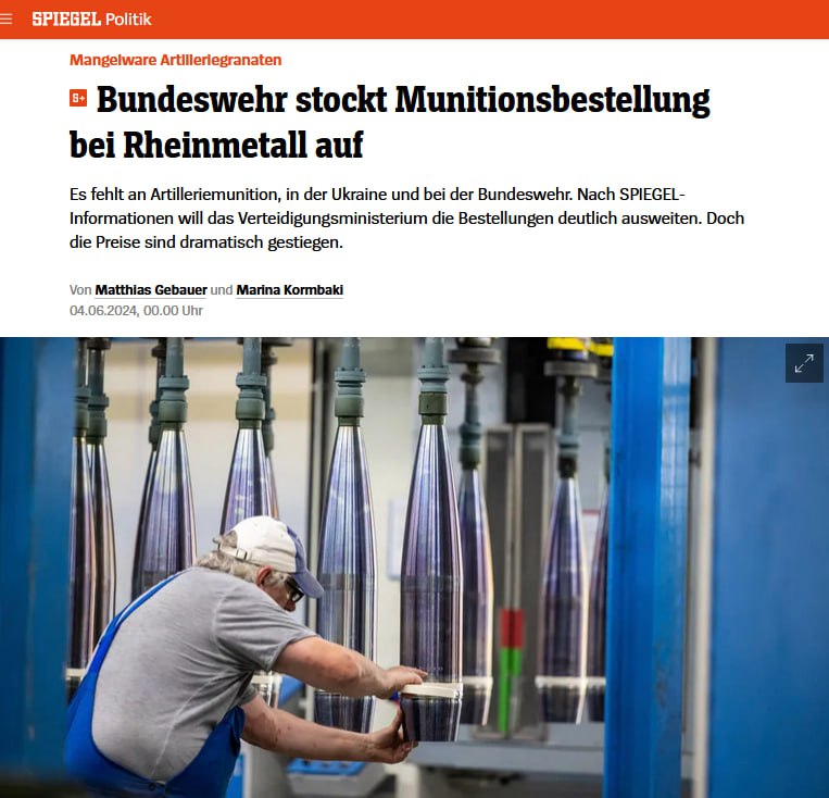 „Rheinmetall: Massive Munitionsbestellung über 800 Millionen Euro“