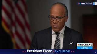 Biden betont geistige Schärfe in NBC-Interview