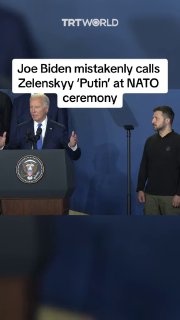 Biden verwechselt Selenskyj mit Putin am NATO-Gipfel