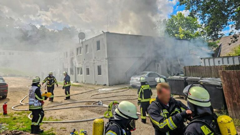 Brand in Niedersachsens Asylheim – mehrere Verletzte