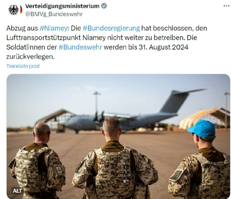 Bundeswehr schließt Stützpunkt im Niger