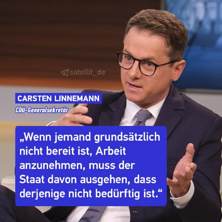 CDU-Linnemann: Mehr als 100.000 Menschen vom Bürgergeld streichen