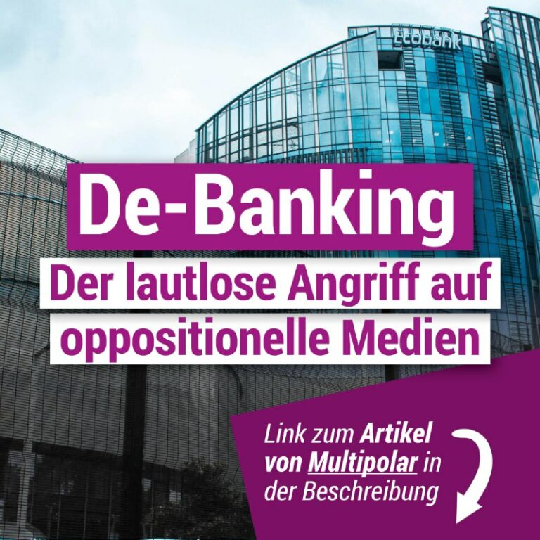 De-Banking: Angriff auf oppositionelle Medien