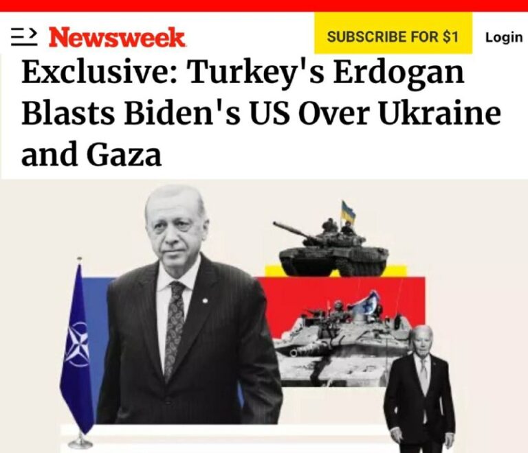 Erdogan kritisiert Biden wegen Ukraine und Gaza