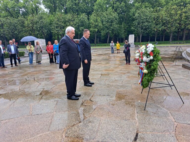 Gedenkveranstaltung am sowjetischen Ehrenmal im Treptower Park