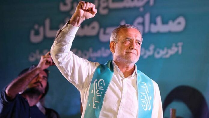 Peseschkian ist neuer Präsident Irans  Nach der Auszählung von 100% der Stimmzet...