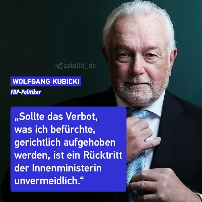 Kubicki kritisiert „COMPACT“-Verbot: Verfassung muss beachtet werden