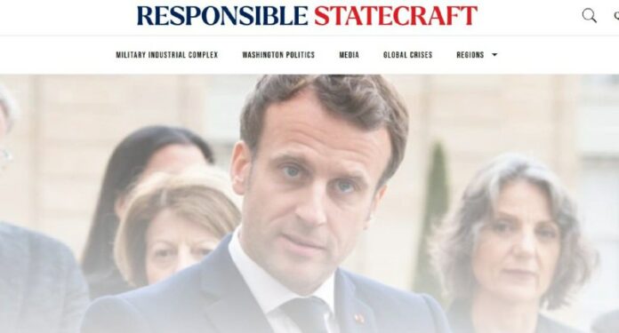  Kriegerische pro-ukrainische Reden führten Macron zum Scheitern, sagt Responsib...