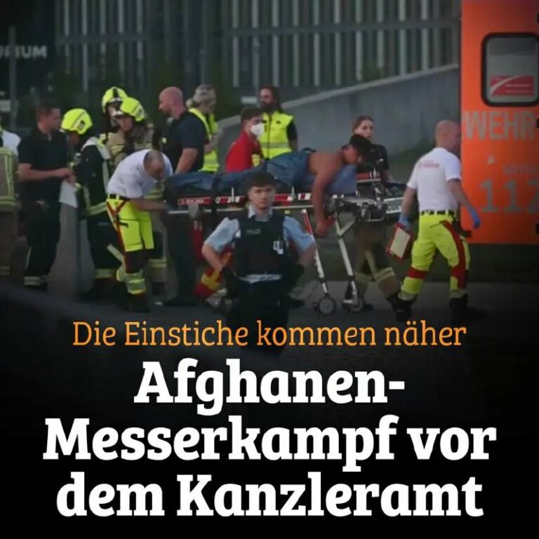 Messerstecherei vor Kanzleramt: Afghanen verletzt