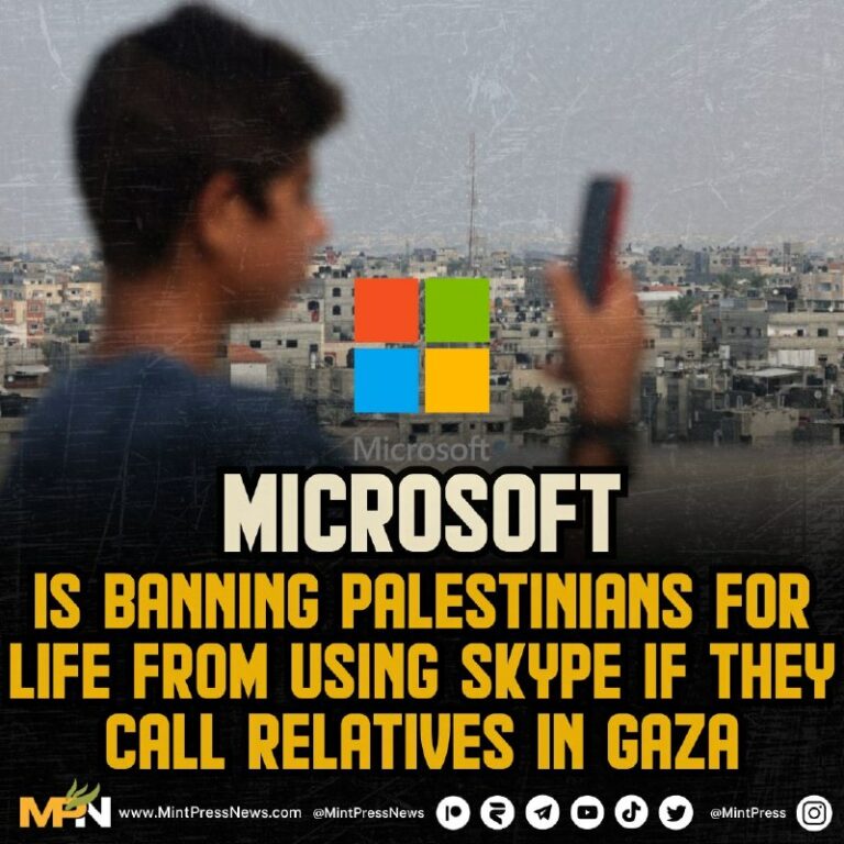 Microsoft sperrt Palästinenser lebenslang für Skype-Anrufe nach Gaza