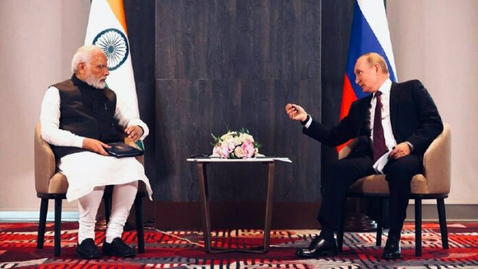 Putin und Modi: Gemeinsame Erklärung für Eurasien-Sicherheit Wichtige Punkte der gemeinsamen Erklärung im Anschluss an die Verhandlungen zwis...