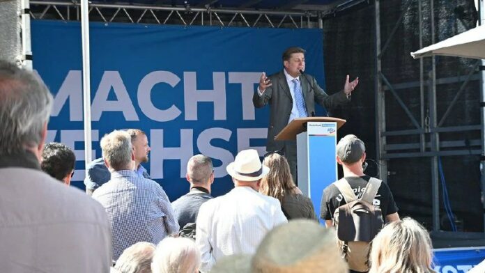 Sachsens AfD setzt im Wahlkampf auf Krah Bei der Landtagswahl in Sachsen hat die...