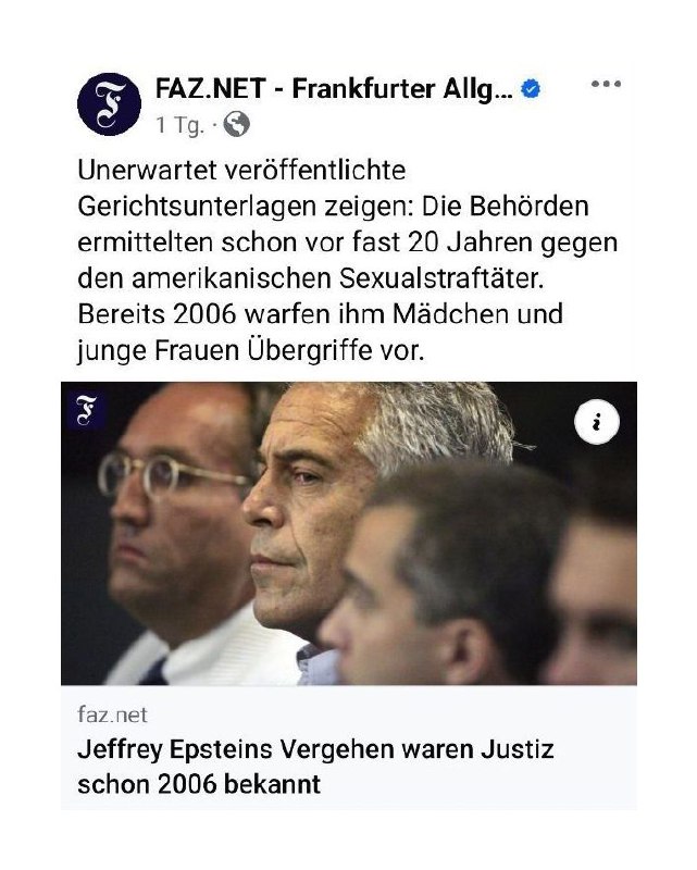 Skandal um Jeffrey Epstein: Justiz kannte Vergehen bereits 2006