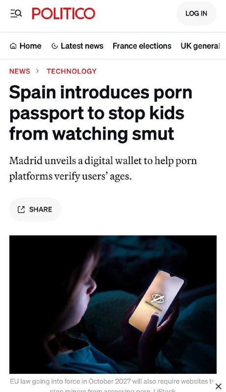 Spanien führt Porno-Credits ein: Privatsphäre geschützt