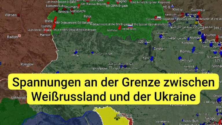 Spannungen an der Grenze zwischen Ukraine und Weißrussland