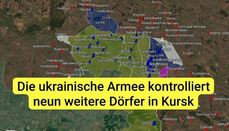 Die neuesten Entwicklungen im Krieg zwischen Russland und Ukraine bis zum Morgen des 10. August – Untertitelt