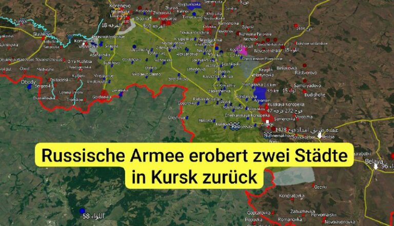 Neueste Entwicklungen im Krieg zwischen Russland und Ukraine bis zum 21. August