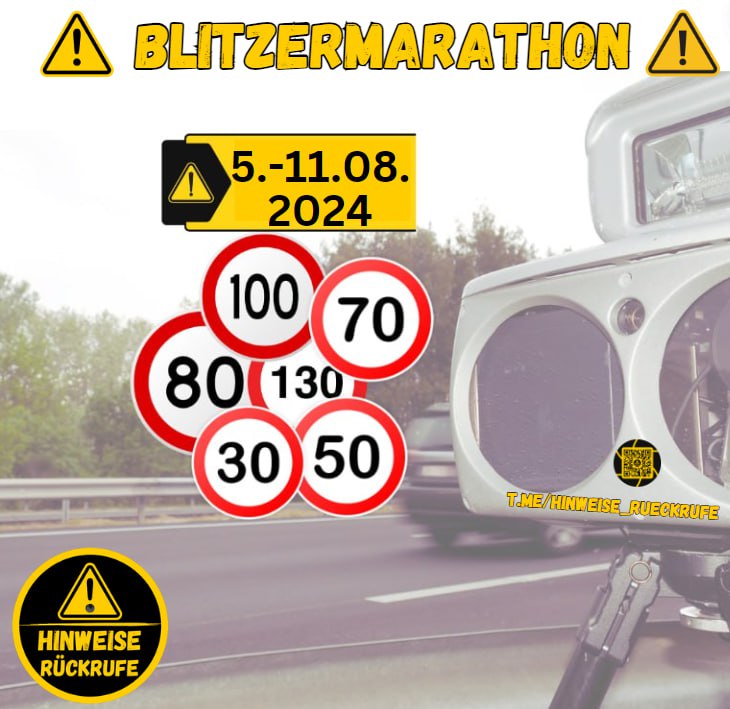 Blitzermarathon 2024: Achtung vor Verkehrsüberwachungen!