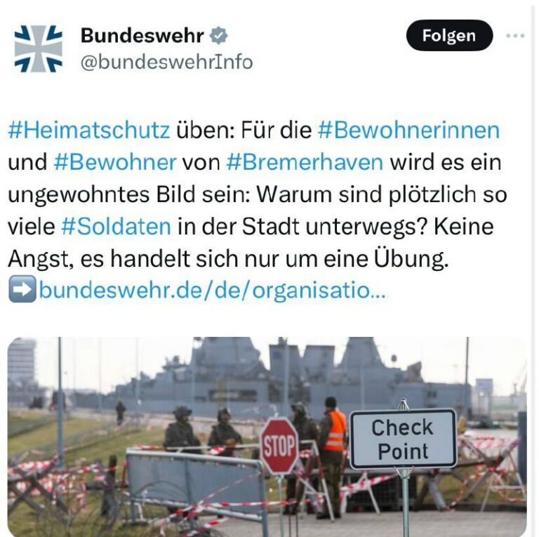 Bremerhaven: Bundeswehrübung mit vielen Soldaten geplant