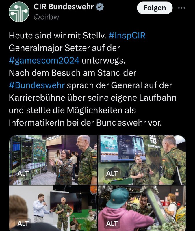 Bundeswehr präsentiert sich auf Gamescom: Kontroverse Reaktionen