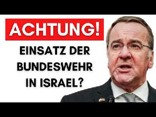 CDU fordert Bundeswehreinsatz in Israel: Pistorius nicht abgeneigt