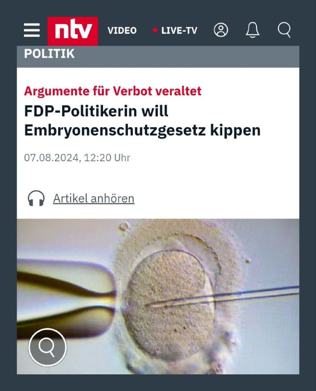 Debatte um Embryonenschutzgesetz: FDP-Politikerin fordert Änderung