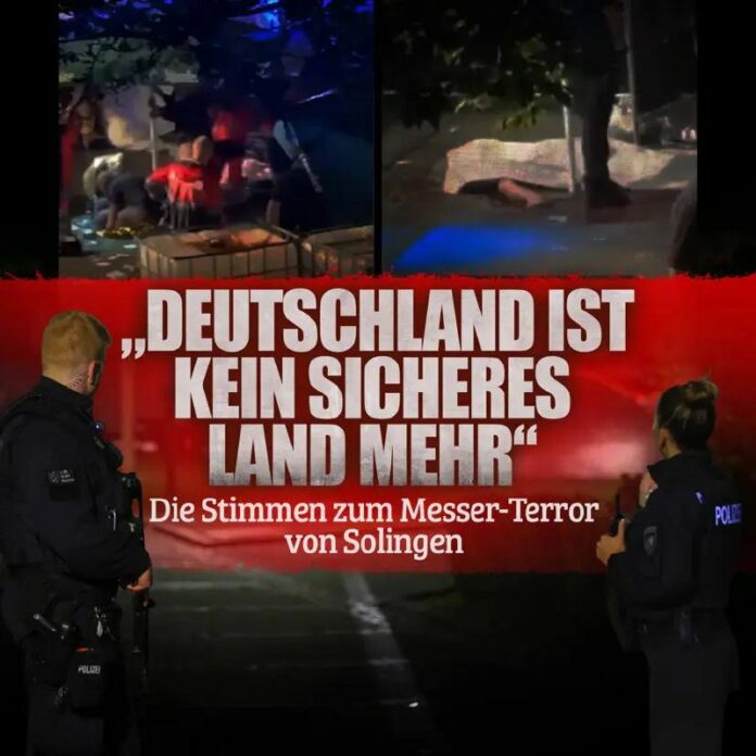 „Deutschland ist kein sicheres Land mehr: Die Stimmen zum Messer-Terror von Soli...