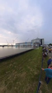 Disney Treasure verlässt Baudock der Meyer Werft