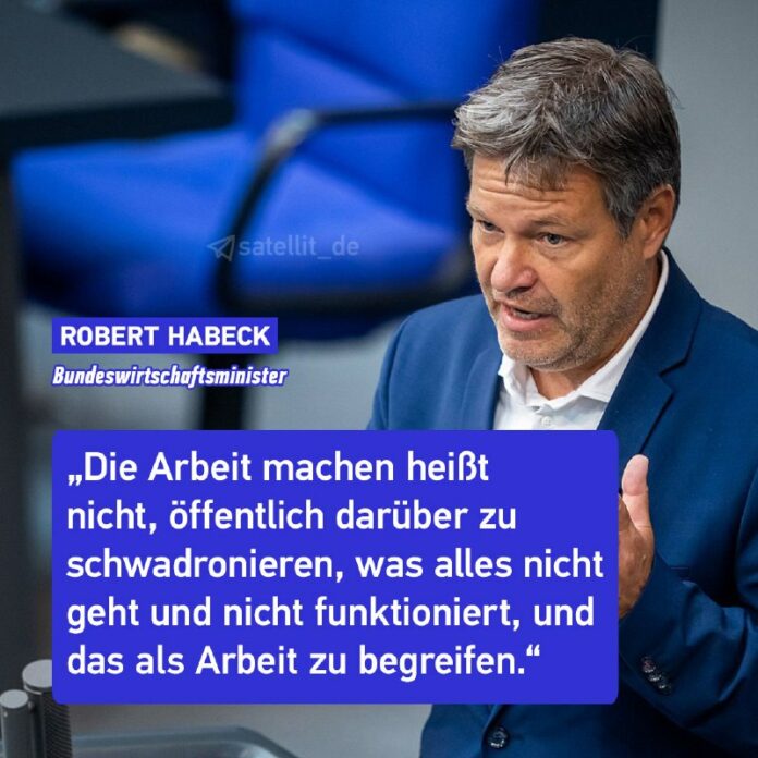 Habeck kritisiert Auseinandersetzung um Bundeshaushalt„Zum Haushalt kann man nur...