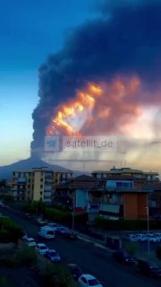 🔥🌋 Italien: Feuriger Ätna zeigt wilde Kraft