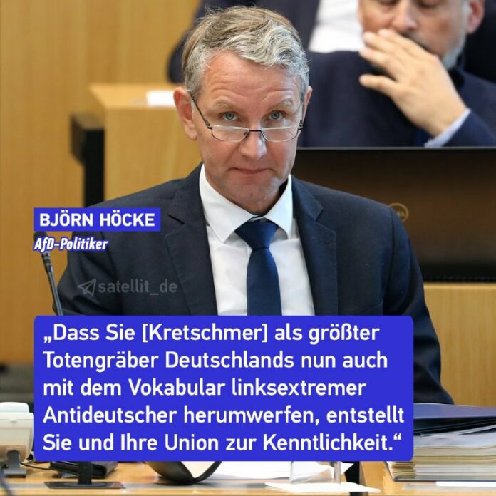 Höcke kontert Kretschmer nach „Neonazi“-Bezeichnung  Die Beleidigung des sächsis...