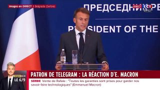 Macron: Kein Wissen über Durows Besuch in Frankreich