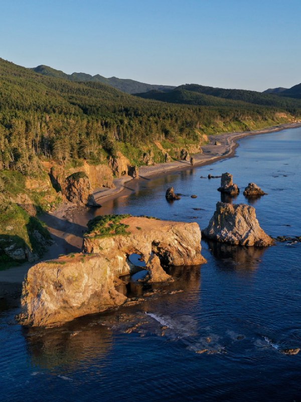 Malerisches Vogel-Kap in der Oblast Sachalin: Naturparadies im Osten Russlands