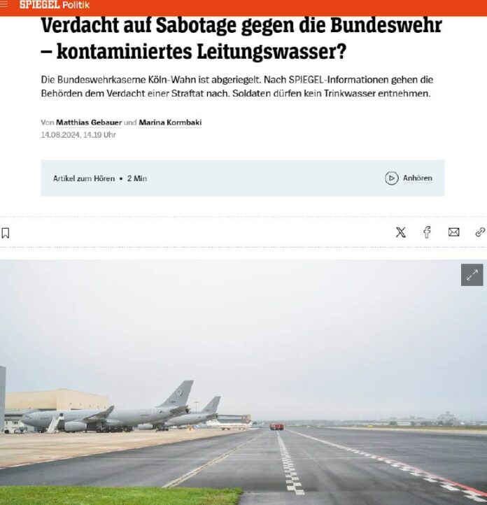 Militärflugplatz Köln-Wahn wegen Sabotageverdachts abgeriegeltDie Bundeswehrkase...