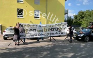 Proteste in Kleinstadt NRW gegen Scholz-Besuch