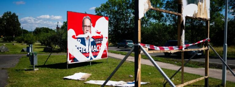 Vandalismus in Thüringen: 1.500 Wahlplakate beschädigt