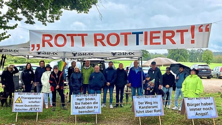 Bürger protestieren gegen Flüchtlingsunterkunft – Söder ferngeblieben